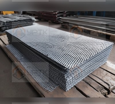 Лист просечно-вытяжной нержавеющий ПВЛ-406 03Х17Н14М3, 6×4×900мм
