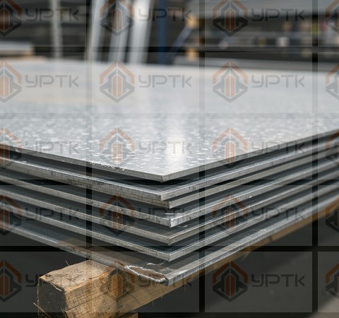 Лист оцинкованный в рулонах 05кп, 0,2×1100×2000мм