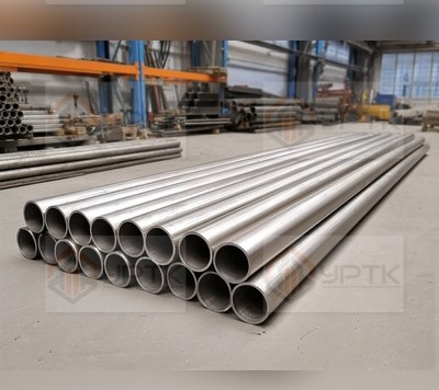 Труба титановая бесшовная г/к 2В, 102×14мм