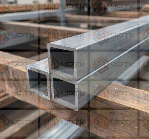 Труба профильная оцинкованная квадратная г/д 08пс, 100×100×2,5мм, ГОСТ 13663-86
