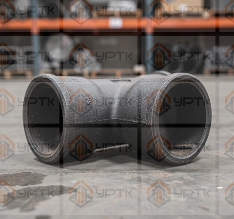 Двойной раструб чугунный СЧ10, ДУ 100