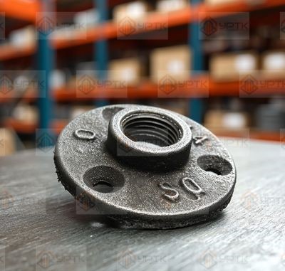 Фланец чугунный резьбовой КЧ30, ДУ 100, тип 21, ряд 1, исп. A