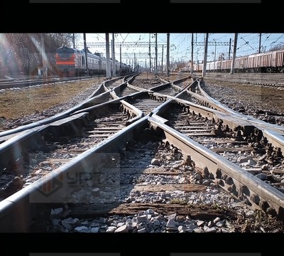 Стрелочный перевод двойной перекрестный Р50 1/9 пр. 1623, 1520мм