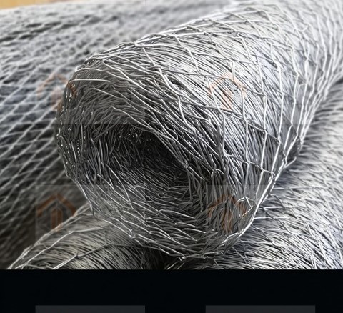 Сетка крученая оцинкованная для габионных конструкций, 100×100×3,4мм