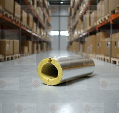 Цилиндр теплоизоляционный минераловатный Г1, 89×70 мм
