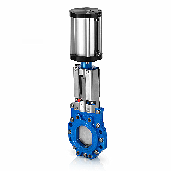 Задвижка шиберная чугунная EN-GJL-250 Tecofi VGT3400-03NI Ду150 Ру10, п/п межфланцевая