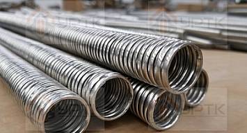 Гофрированная нержавеющая труба