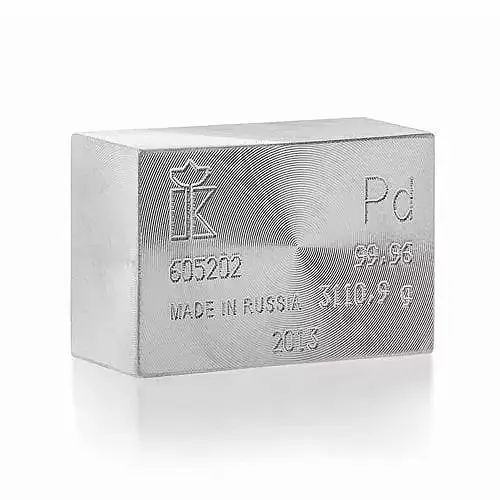 Слиток палладия аффинированного ПдА-0 ГОСТ 31291-2018
