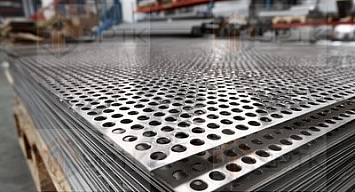 Лист нержавеющий перфорированный