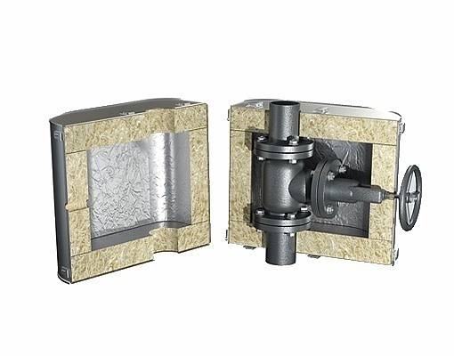 Фланец теплоизоляционный минераловатный оцинкованный НГ 150 кг/м3 200х100 мм